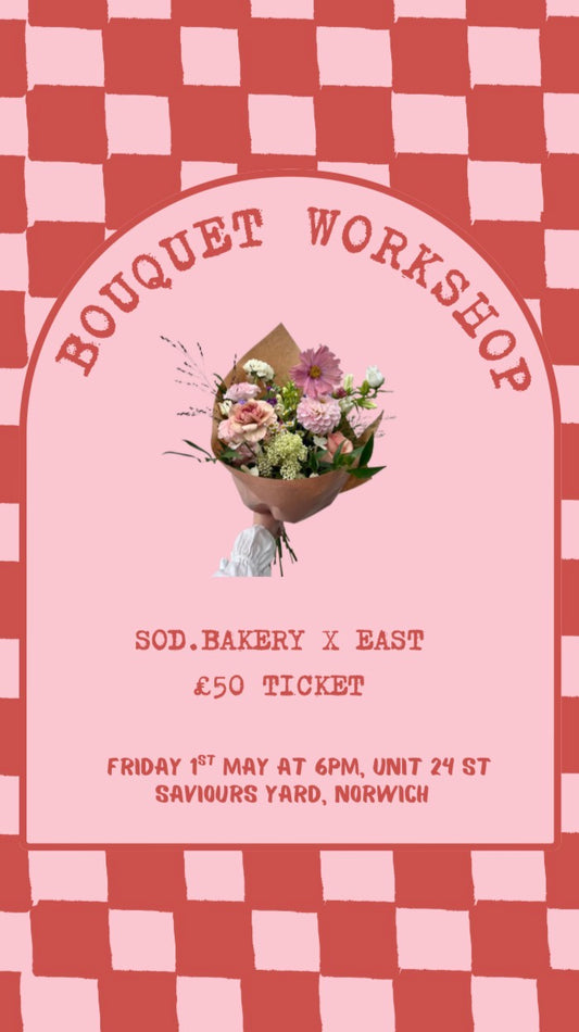 Bouquet Workshop at St Saviours Yard, Norwich