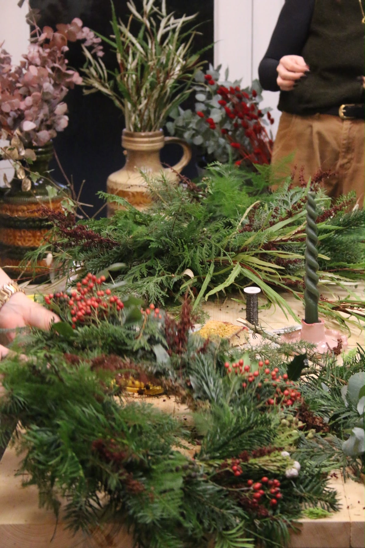 Christmas Wreath Workshop at Tide and Earth Coffee Shop - December 4th