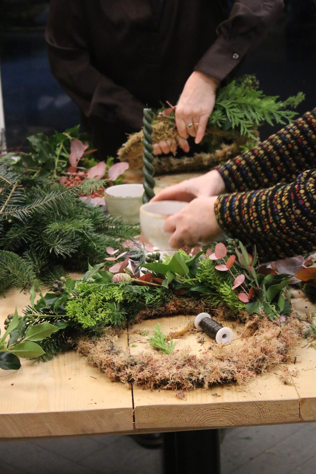 Christmas Wreath Workshop at Tide and Earth Coffee Shop - December 4th